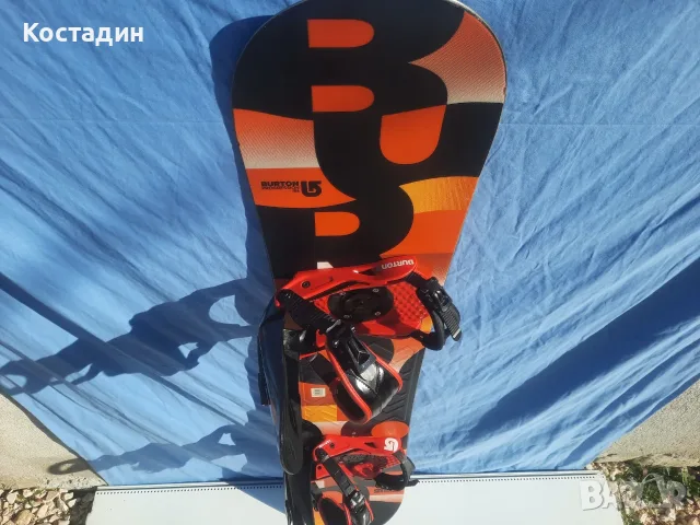 Сноуборд   152см.BURTON PROGRESSION,  с автомати.  , снимка 4 - Зимни спортове - 56483990