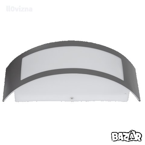 ФАСАДНО ОСВЕТИТЕЛНО ТЯЛО, АПЛИК, Е27, IP44, ЗА СТЕНА, ГРАФИТ, снимка 3 - Външни лампи - 38057022