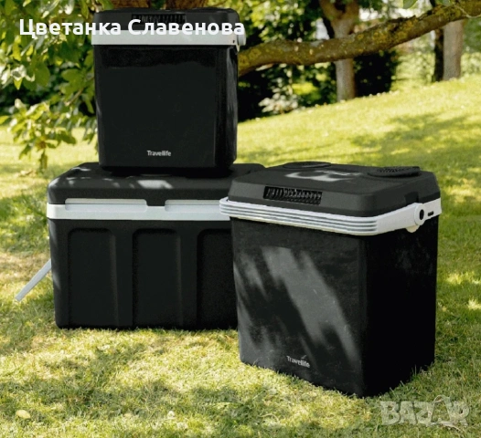 Хладилна чанта Travellife TL32, антрацит - 25 л - AC/DC - 12V/230V ...