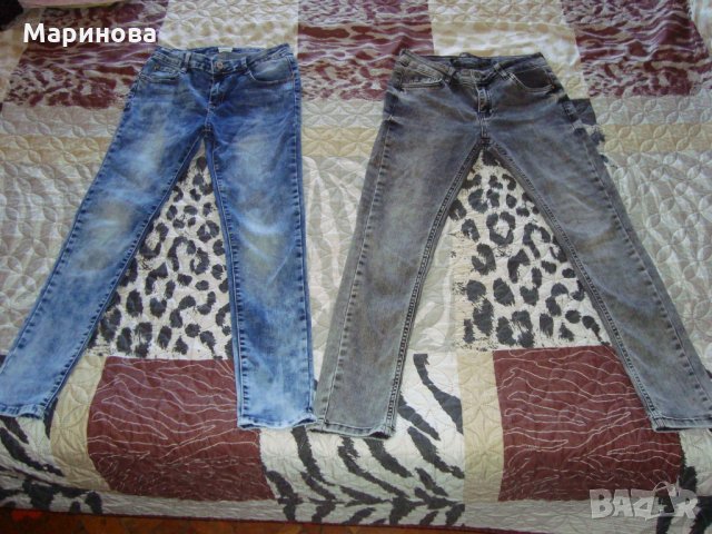 Отлични ластични дънки за момиче 11-12год., снимка 3 - Детски панталони и дънки - 30232525