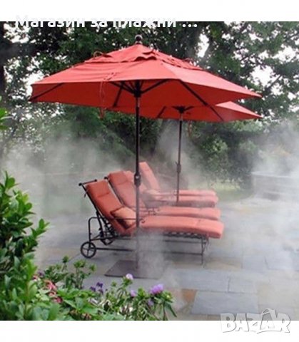 СИСТЕМА ЗА МЪГЛУВАНЕ - ОХЛАЖДАНЕ С ВОДНА МЪГЛА 10М, 15М, 20М - код 3183, снимка 3 - Градинска техника - 34126511