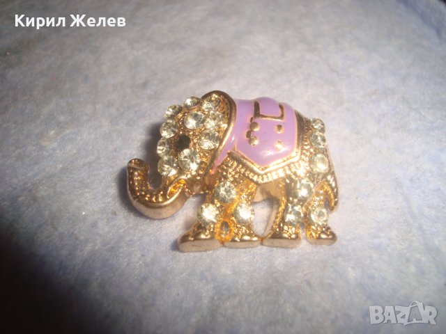 ПОЗЛАТЕНО СКЪПОЦЕННО КЪСМЕТЛИЙСКО СЛОНЧЕ - БРОШКА с ФАСЕТИРАНИ ЮВЕЛИРНО КРИСТАЛЧЕТА  и ЕМАЙЛ 29064, снимка 3 - Други - 37685778