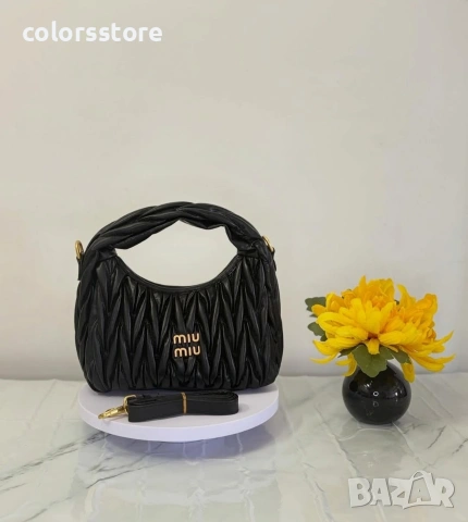 Мини чанта MiuMiu - черна - IM206