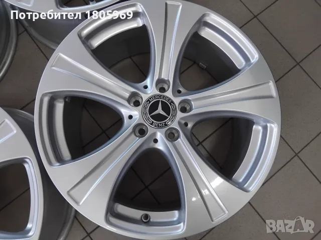 4бр. ал. джанти Mercedes (оригинални) 5x112 , 8x 18 , ET38, снимка 2 - Гуми и джанти - 55796666