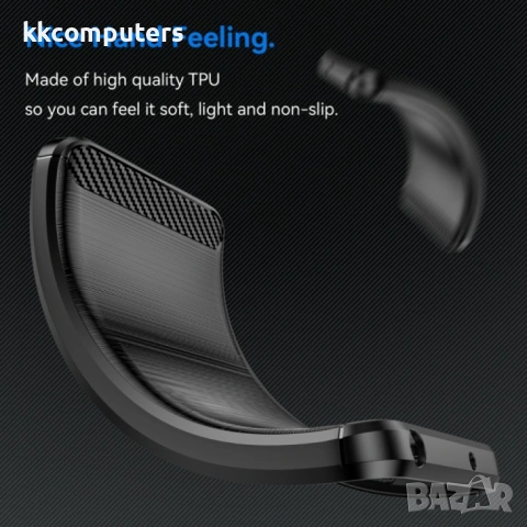 Honor 90 Lite Удсароустойчив Carbon Fiber Калъф и Протектор, снимка 5 - Калъфи, кейсове - 53140086