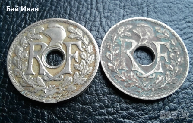 Стара монета 10 сантима 1926 г. и 1929 г.Франция - топ !, снимка 11 - Нумизматика и бонистика - 42201842