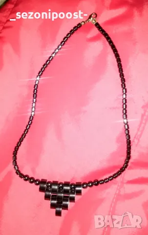 💎Дамски сребърен пръстен с Хематит💎, снимка 3 - Пръстени - 50170787