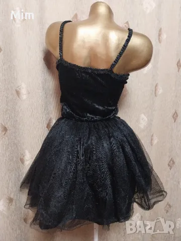 S/M Черна,къса  рокля , снимка 6 - Рокли - 49789297