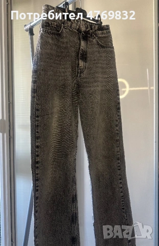 Дамски сиви дънки