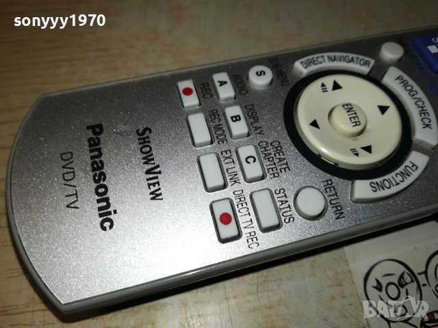 PANASONIC TV VIDEO & DVD-REMOTE-ВНОС SWISS 1110231848, снимка 16 - Дистанционни - 42525636