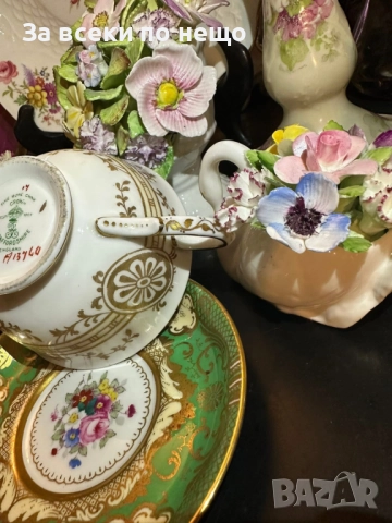 Crown Staffordshire England - Circa 1930 Pattern A 13460 Код P1648, снимка 6 - Сервизи - 52932842