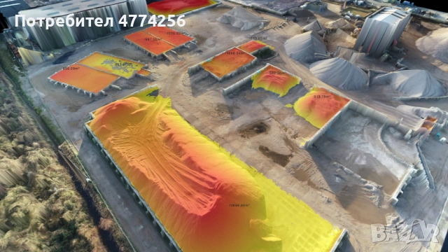 Лицензиран геодезист Варна – Измерване на обеми с дрон и Leica GS18     