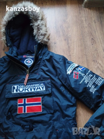geographical norway barman - мъжко зимно яке М, снимка 6 - Якета - 52794014