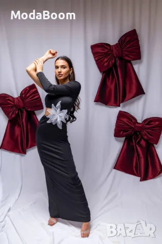 Дълга официална дамска рокля , снимка 6 - Рокли - 48286299