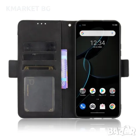 ZTE Libero 5G Wallet Кожен Калъф и Протектор, снимка 9 - Калъфи, кейсове - 48626018