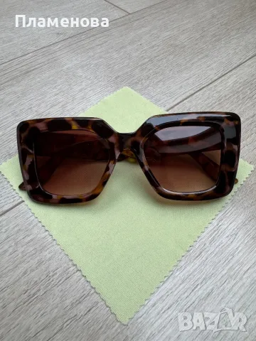 Дамски слънчеви очила с тигров принт, снимка 7 - Слънчеви и диоптрични очила - 49359370