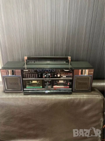 AIWA CA-W80 VINTAGE RETRO BOOMBOX Ghetto Blaster радио касетофон, снимка 2 - Радиокасетофони, транзистори - 54133608