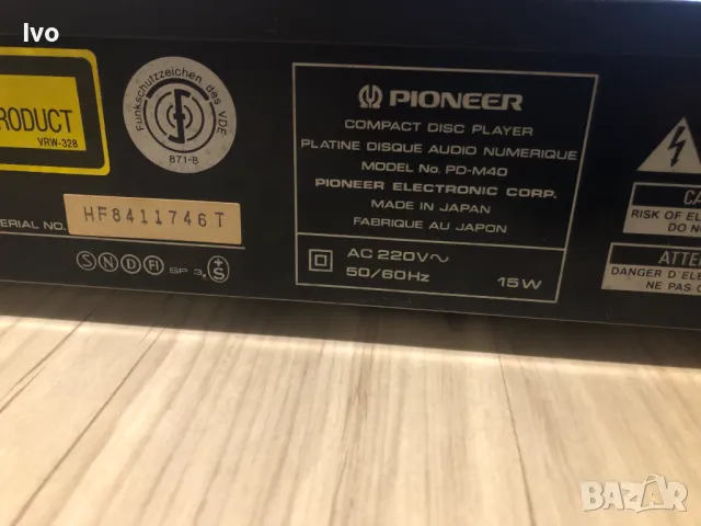 Pioneer pd-m 40  pcm -56-промо , снимка 11 - Аудиосистеми - 49108093