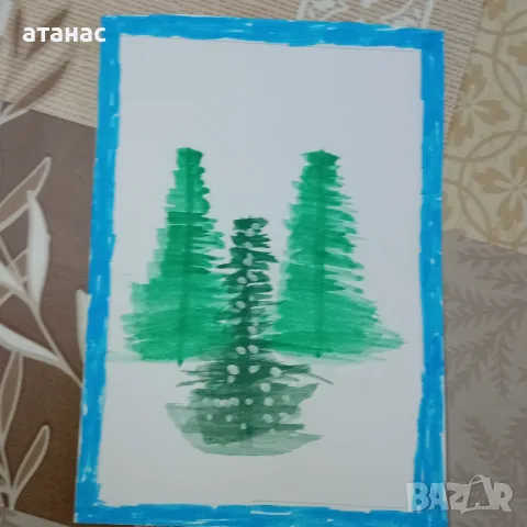 Рисувам  коледни картички