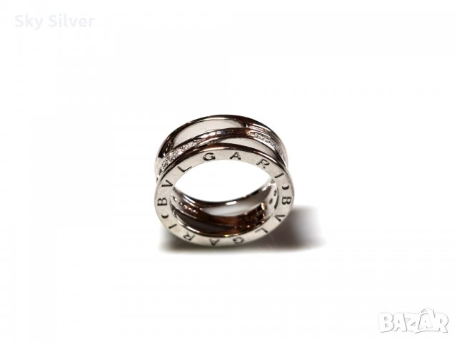 Нежен пръстен BVLGARI, снимка 3 - Пръстени - 32147127