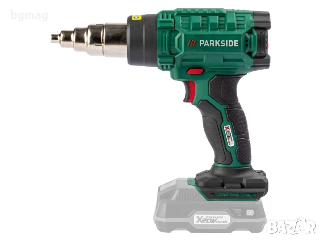 PARKSIDE PERFORMANCE PPHLGA 20-Li C2 20V акумулаторен пистолет за топъл въздух, снимка 10 - Други инструменти - 53925471