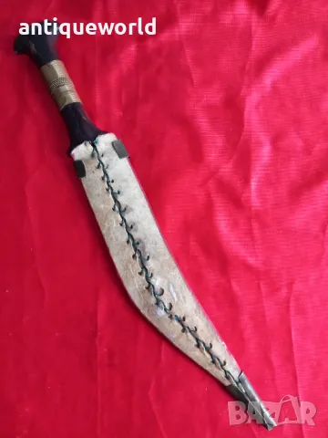 Стара ОСМАНСКА Арабска Кама, Нож, снимка 4 - Антикварни и старинни предмети - 48131861