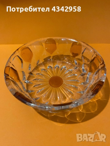 Кристална винтидж бонбониера.1960г., снимка 4 - Антикварни и старинни предмети - 52839100