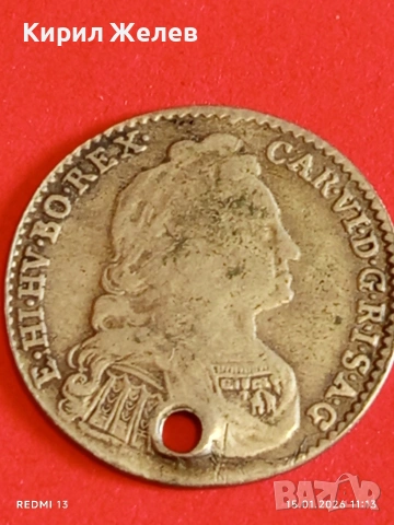 Сребърна монета 6 кройцера 1738г. Карл шести Австрия за КОЛЕКЦИЯ 52936, снимка 8 - Нумизматика и бонистика - 53106526