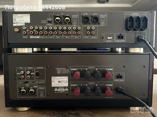 SONY TA-N 80 ES + TA-E 80 ES, снимка 4 - Ресийвъри, усилватели, смесителни пултове - 50503534
