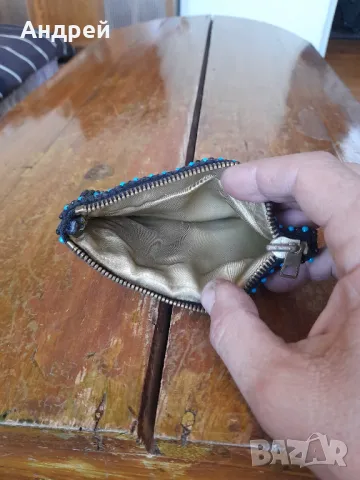 Старо мънистено портмоне #13, снимка 5 - Други ценни предмети - 49546166