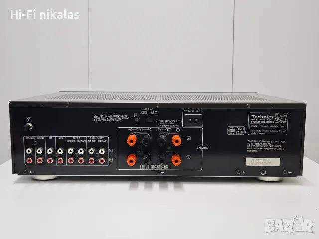стерео усилвател ретро Hi-Fi TECHNICS SU-VZ320, снимка 5 - Ресийвъри, усилватели, смесителни пултове - 56512961