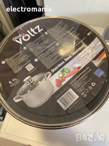 тенджера от висококачествена неръждаема стомана Voltz OV51210M/ три размера, снимка 6 - Съдове за готвене - 52252195