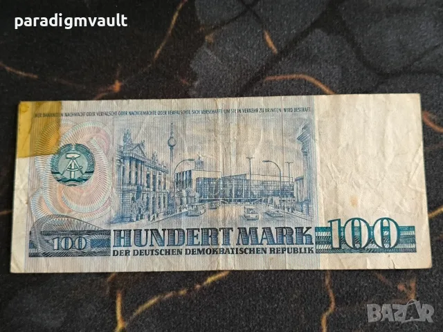 Банкнота - Германия - 100 марки | 1975г., снимка 2 - Нумизматика и бонистика - 55780074