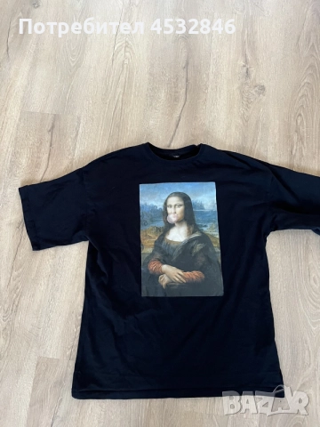 Mona Lisa тениска черна 