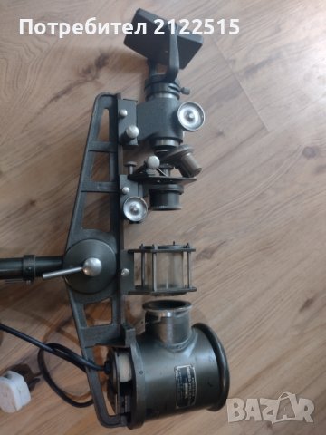 Стар английски прожекционен микроскоп , снимка 8 - Антикварни и старинни предмети - 36914118