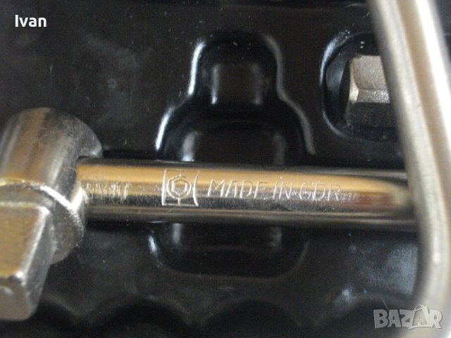 Made in GDR-Старо Качество Немска Гедория/Гидория-Инструменталиум-11-32мм-25 части-Хром-Ванадиум, снимка 16 - Други инструменти - 40343264