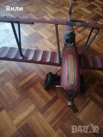 Античен самолет, снимка 7 - Антикварни и старинни предмети - 35514122