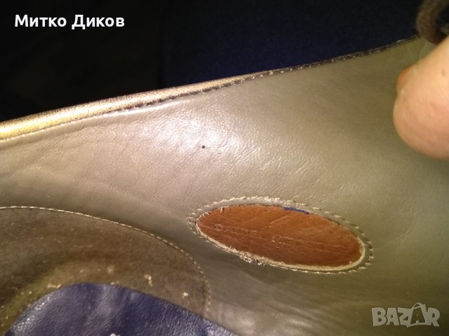 Daniel Hechter Франция пръскани обувки естествена кожа размер №44 стелка 28см, снимка 9 - Официални обувки - 38428362