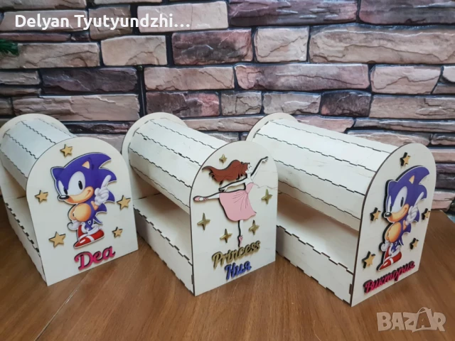  Персонализиран органайзер за диадеми "Ковчеже със съкровища" – Скривалище за аксесоари и тайни! 🎁, снимка 5 - Други стоки за дома - 51217873