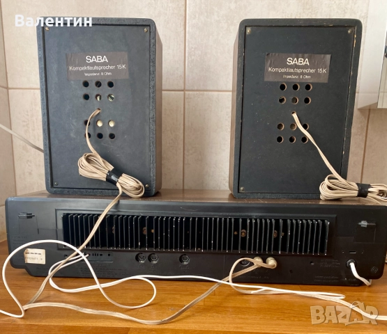 Ресивер SABA HIFI 9060 + акустика, снимка 5 - Ресийвъри, усилватели, смесителни пултове - 52175932
