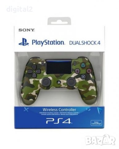 DUALSHOCK®4 wireless controller v2 - Green Camo  Джойстик Sony  PS4 Нов , снимка 3 - Аксесоари - 40093171