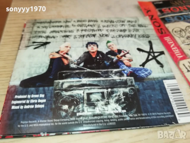 GREEN DAY CD 0908251827, снимка 10 - CD дискове - 51310458