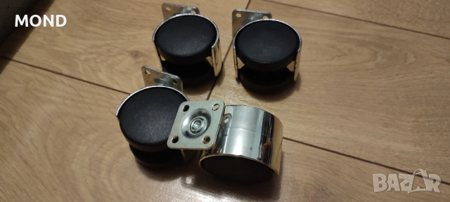 Колела за мебели, с 2 колелца, 50 мм х 20 мм, снимка 7 - Други - 52864696