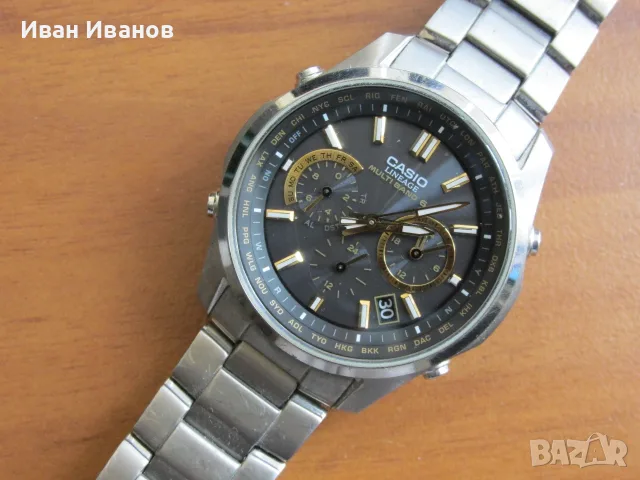 CASIO LIW-M610TDS LINEAGE TITANIUM MULTI BAND 6 SOLAR, снимка 3 - Мъжки - 56293205