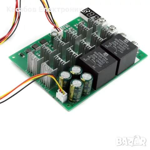 DC PWM Регулатор на скоростта и посоката на електромотор 10-55V 60A, снимка 4 - Друга електроника - 48948965