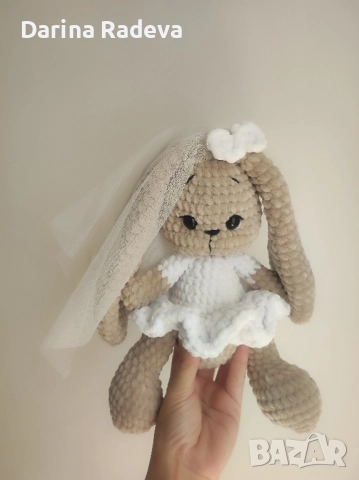 Сем.Зайчета- Сватбен подарък-Амигуруми , снимка 7 - Други - 52309462