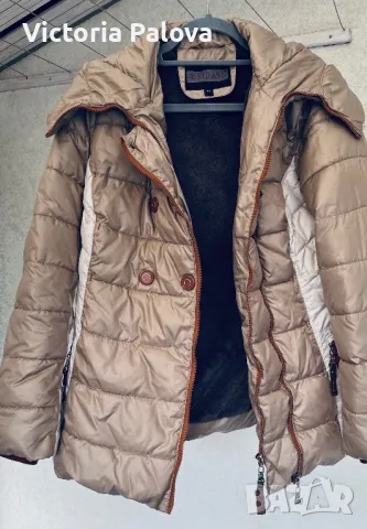 Топло зимно яке с подплата, снимка 2 - Якета - 48112929