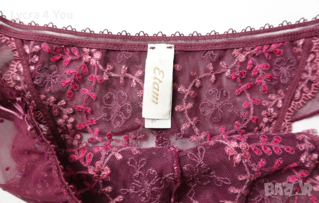 Etam M/L луксозни бразилиани с бродерии на цветя., снимка 2 - Бельо - 54175213