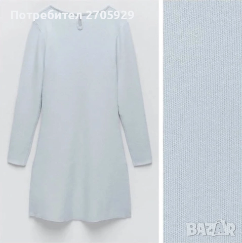 Zara плетена рокля, размер М, снимка 12 - Рокли - 51434712