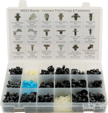 MAZDA комплект щипки за кори тапицерия за автомобил Мазда